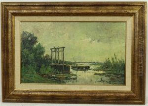 Roeiboot Op Een Hollandse Plas