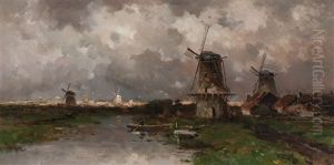 Opkomend Onweder by Willem Cornelis Rip