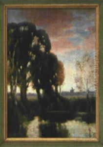 Ruderer Im Moorgraben by Willem Cornelis Rip