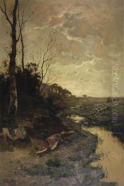 Belgium Hunt Scene - view 1