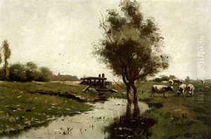 Weilanden Nabij Kasteel Doorwerth by Willem Cornelis Rip