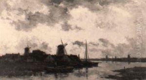 Strand Aan De Merwede by Willem Cornelis Rip