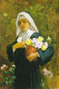 Novizia Con Fiori