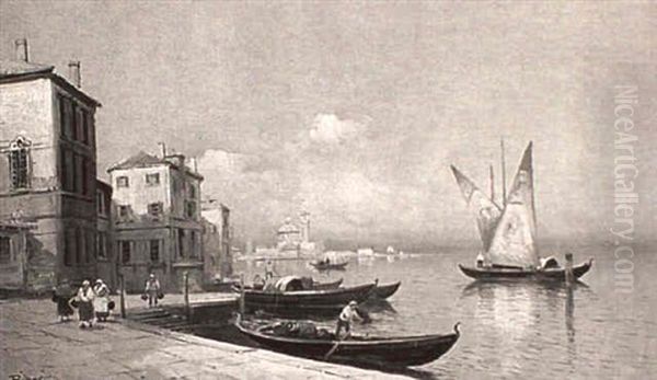 Venetian Canal Scene - view 1