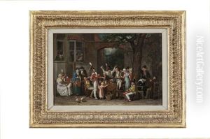 Enlisting (taking The King's Shilling) by Edward Villiers Rippingille
