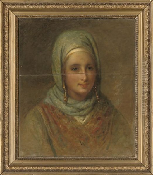 Portrait Of A Lady, In Oriental Dress - view 1