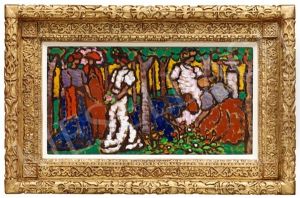Women Picking Flowers Women Picking Flowers