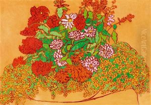 Stream Of Stylized Flowers, 1914