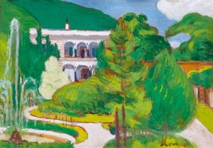 The Casino In Herkulesfurdo (sunlit Garden With A Spring) The Casino In Herkulesfurdo (sunlit Garden With A Spring)