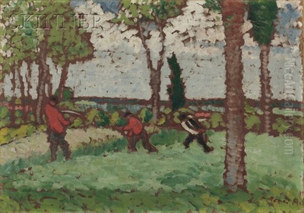 Figures In A Field - view 1
