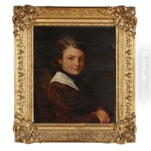 Portrait Of A Young Boy by Francois Riss