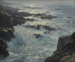 Our Dream Coast Of Monterey (glory Of The Pacific) by William Frederick Ritschel