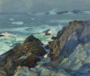 Eventide, Carmel Highlands, Cal by William Frederick Ritschel