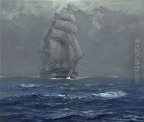 Coming Though The Fog, Pacific Ocean - view 1