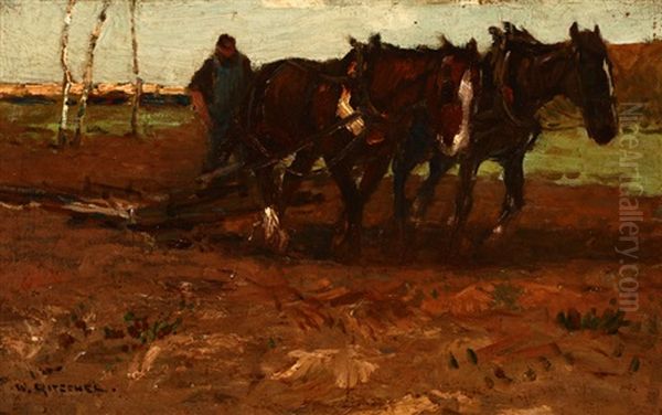 Plowing Near Monterey - view 1