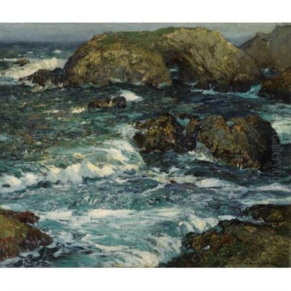 Seascape With Rocks - view 1