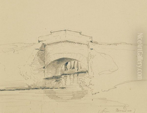 Un Pont En Pierre Pres D'issoudun - view 1