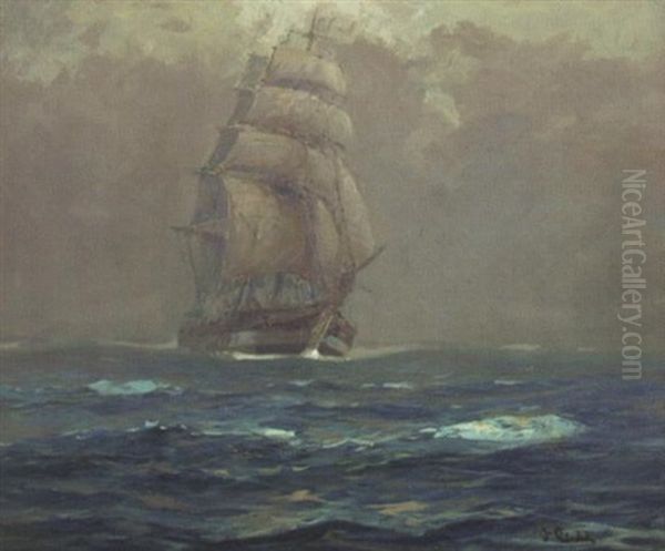 Coming Through The Fog, Pacific Ocean - view 1