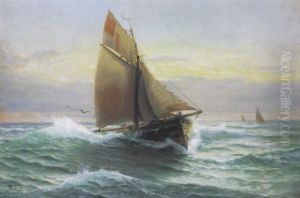 Fishing Boats by William Frederick Ritschel