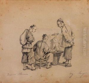 Un Album Comprenant Onze Dessins by Auguste Borget