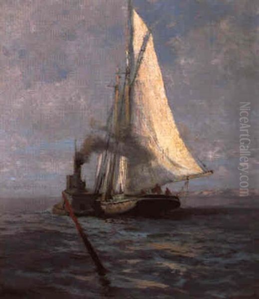 Two Boats Along The Bay - view 1