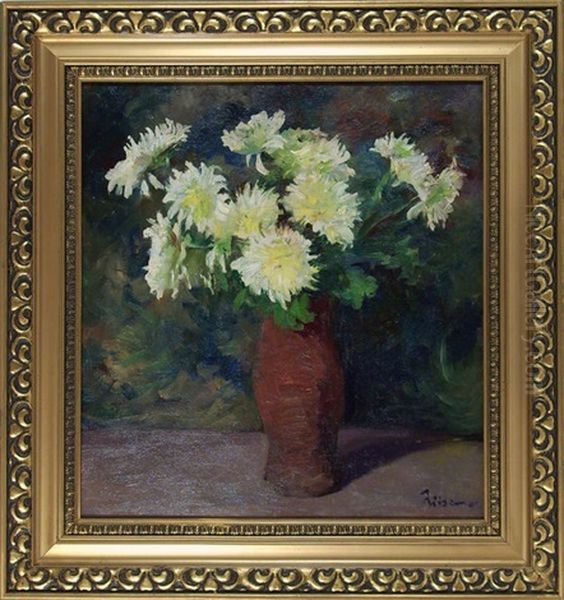 Chrysanthemen In Vase - view 1