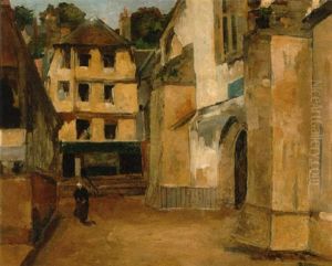 Village In Brittany by Jacob Ritsema