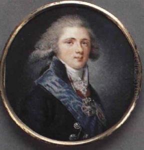 Grand Duke Alexander Pavlovich, Later Emperor Alexander I by Augustin Ritt