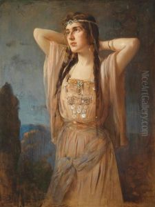 Junge Orientalin by Caspar Ritter
