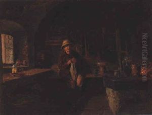 Tauern Wirthshaus by Eduard Ritter