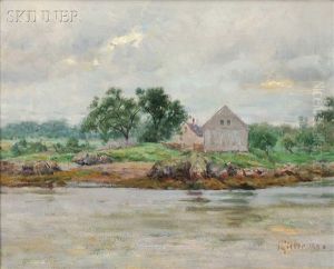 House On Water's Edge by Louis Ritter