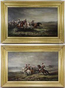 Arab Warriors On Horseback Arab Warriors On Horseback
