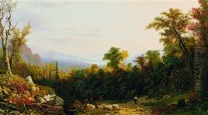 Landscape With Figure by Paul Ritter