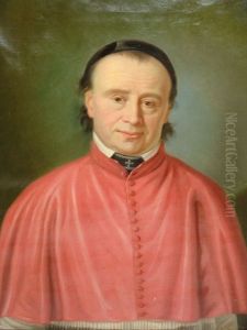 Portrait D"un Chanoine De St-maurice by Lorenz Justin Ritz