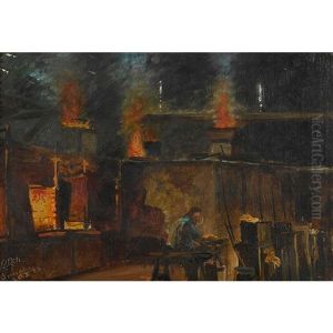 Einweihung Des Glasofens Von Semsales by Raphael Ritz