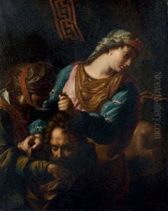 Judith Donnant La Tete D"holopherne A Sa Servante Abra