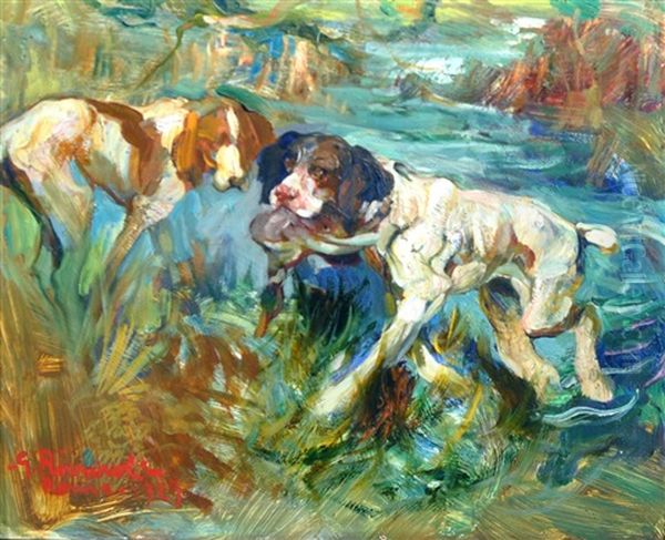 Giorno Di Caccia: Cani Con La Preda - view 1