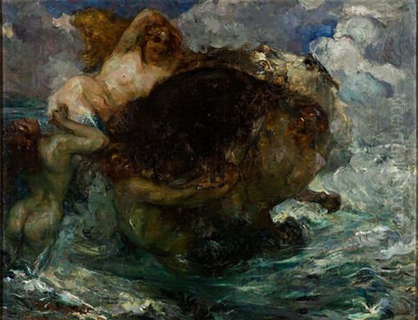 Zentaur Und Sirenen Beim Bade - view 1