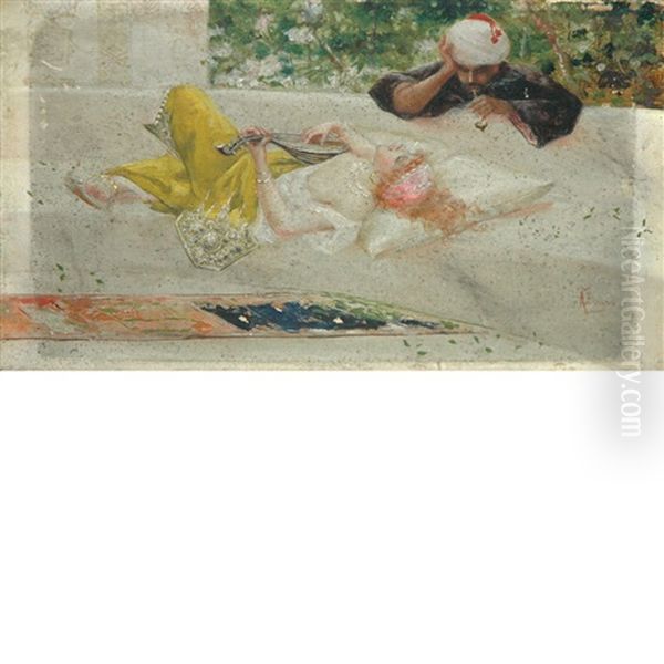 Harem (woman With Lute) (+ Harem (woman In Opium Den); 2 Works) - view 1