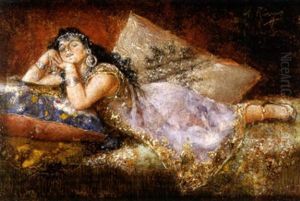Odalisca Con Flor by Antonio Rivas