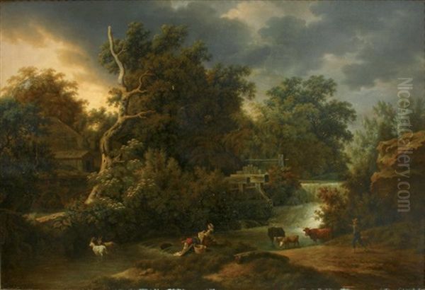 Paysage Aux Grands Arbres - view 1