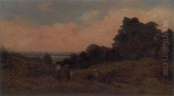 Figures In An Expansive Landscape - view 1