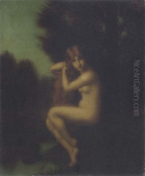 A Nymph In The Woods - view 1