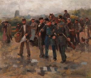 The Homecoming Of The Soldiers by Adriaan de la Riviere