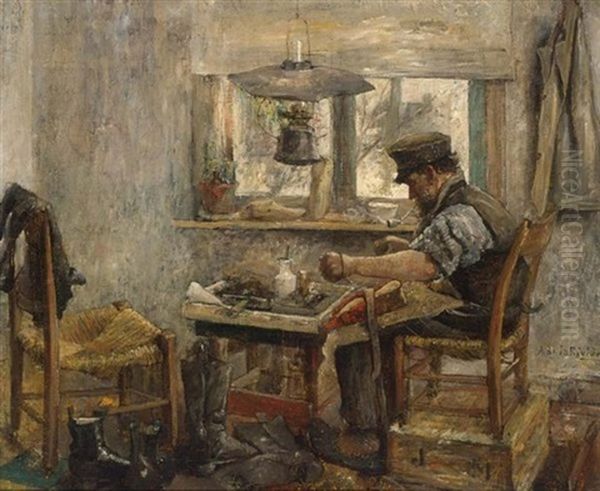 A Cobbler At Work - view 1