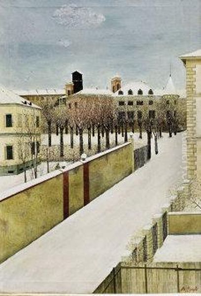 "nevicata A Rivoli" 1897 - view 1