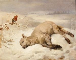 Strayed From The Flock by Briton Riviere
