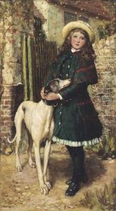 At The Garden Gate by Briton Riviere