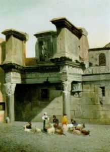 Le Colonnacce Al Foro Di Nerva by Henry Parsons Riviere