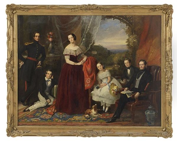 Portrait Of A Distinguished Family Of Means - view 1